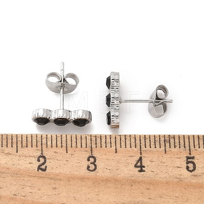 304 Stainless Steel Stud Earrings EJEW-F361-01P-1