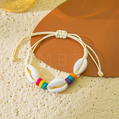 Bohemian Shell Braided Beaded Bracelets MO6644-10-1