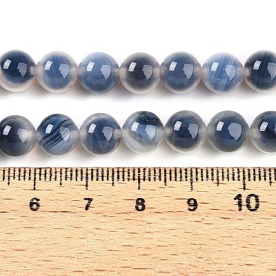 Dyed Natural Agate Beads Strands G-T141-14A-1