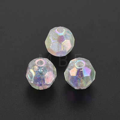 Transparent Acrylic Beads PACR-T011-06-1