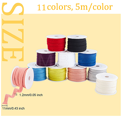 Olycraft 55m 11 colors Cotton Cords OCOR-OC0001-16-1