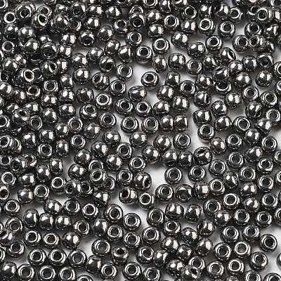 FGB 8/0 Grade A Round Glass Seed Beads SEED-Q008-3mm-F576-1