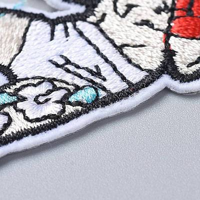 Computerized Embroidery Cloth Iron on/Sew on Patches DIY-M009-33-1