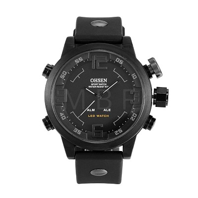 Fashion Plastic Men's Electronic Wristwatches WACH-I005-01D-1