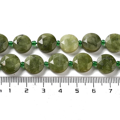 Natural Chinese Jade/Southern Jade Beads Strands G-NH0004-041-1