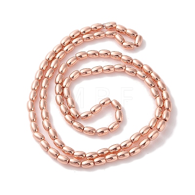 Electroplate Beads Strands X-EGLA-H104-02E-1