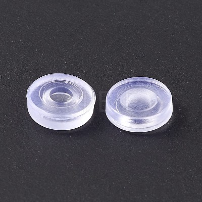 Silicone Clip on Earring Pads X-FIND-G036-05-1