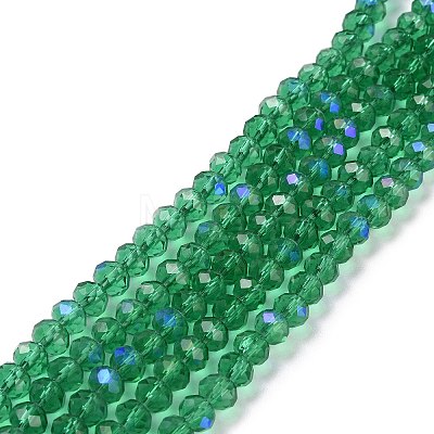 Electroplate Glass Beads Strands LS-EGLA-A034-T10mm-L12-1