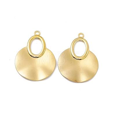 Ion Plating(IP) 304 Stainless Steel Big Pendants X-STAS-B031-34G-1