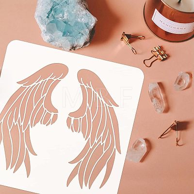 Plastic Drawing Painting Stencils Templates Sets DIY-WH0172-931-1