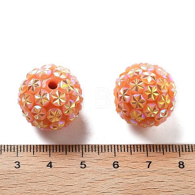 Opaque Acrylic Beads OACR-A035-01H-1