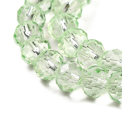 Transparent Baking Paint Glass Beads X1-DGLA-A034-T6mm-D10-1