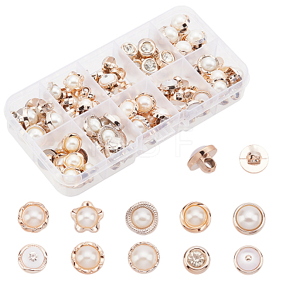 1-Hole Plastic Buttons BUTT-WH0020-11-1