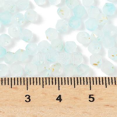 Frosted Glass Beads FGLA-D300-01B-1