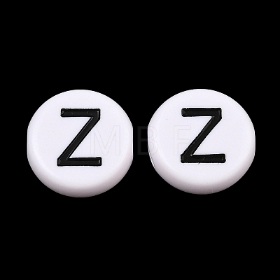 Opaque Acrylic European Beads AC-CBA3BDD-01Z-1