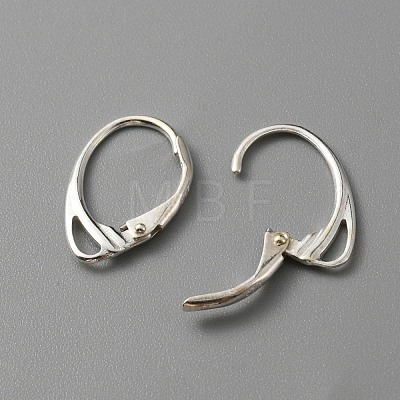 925 Sterling Silver Leverback Earring Findings STER-WH0004-011-1