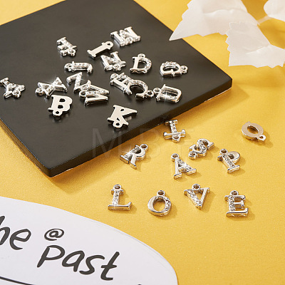 Alloy Rhinestone Charms ALRI-T008-01P-1