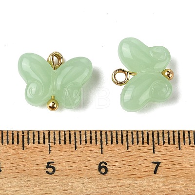 Alloy Glass Pendants GLAA-P080-01G-07-1