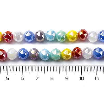 Transparent Glass Beads Strands GLAA-Q009-01F-1