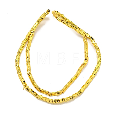 Electroplated Synthetic Non-Magnetic Synthetic Hematite Beads Strands G-I360-I01-01-1