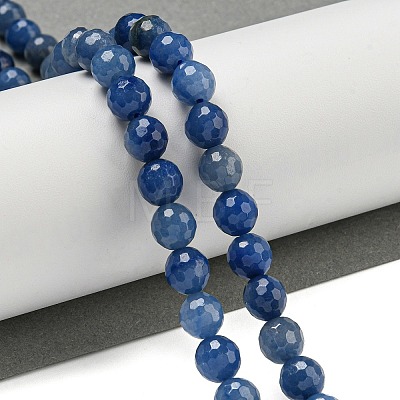 Natural Blue Aventurine Beads Strands G-E571-A10-02-1