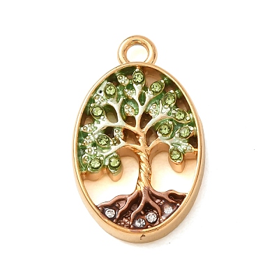 304 Stainless Steel Rhinestone Pendants SA-CBA59D3-04G-01-1