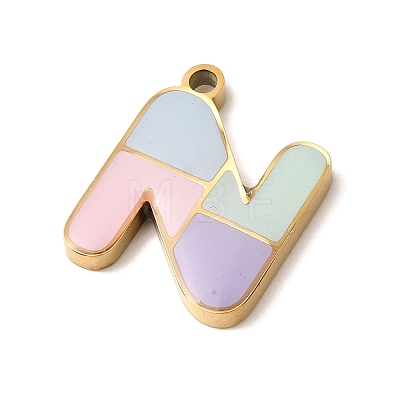 304 Stainless Steel Pendants STAS-K297-09N-G-1