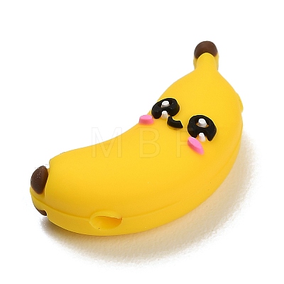Fruit Theme Food Grade Eco-Friendly Silicone Beads SIL-I022-02A-1