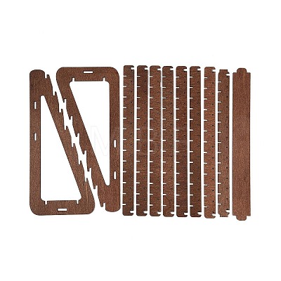 5-Tier Triangle Shape Wood Earring Riser Display Stands ODIS-K004-03-1