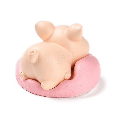 Resin Sleep Animal Figurines Ornament DJEW-Z003-02B-1