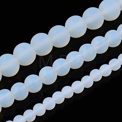 Imitation Opalite Glass Beads Strands GLAA-T032-J8mm-MD02-1