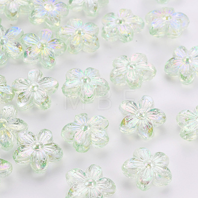 Transparent Acrylic Beads TACR-S154-45C-327-1