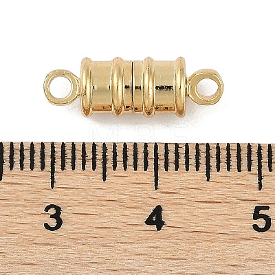 Rack Plating Brass Magnetic Clasps KK-Z070-18G-1