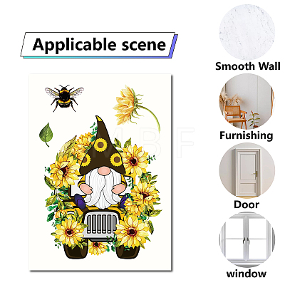 8 Sheets 8 Styles PVC Waterproof Wall Stickers DIY-WH0345-047-1