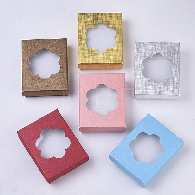 Textured Cardboard Jewelry Boxes CBOX-N012-10-1