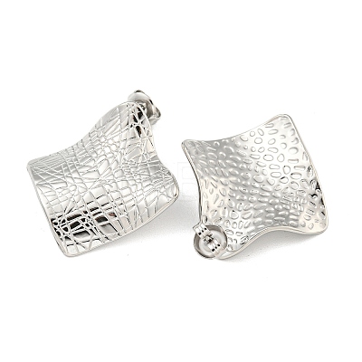 304 Stainless Steel Stud Earrings for Women EJEW-A108-08P-1