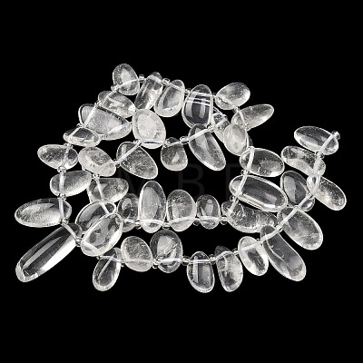 Natural Quartz Crystal Beads Strands G-P604-A22-01-1