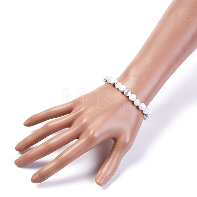 Natural & Synthetic Gemstone Stretch Bracelets BJEW-JB04506-1
