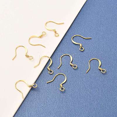 Brass Earring Hooks X-KK-F824-015A-G-1