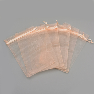 Organza Gift Bags with Drawstring OP-R016-17x23cm-23-1