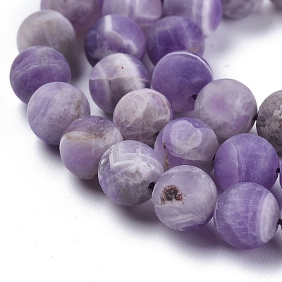 Natural Amethyst Beads Strands X-G-I288-A01-8mm-1