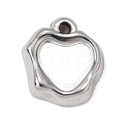 304 Stainless Steel Pendant Cabochon Settings SA-CBA9B1E-01A-P-1