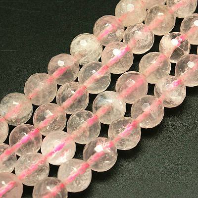 Natural Rose Quartz Beads Strands G-J157-8mm-11-1
