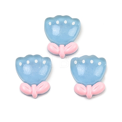 Translucent Resin Cabochons RESI-XCP0002-67A-1