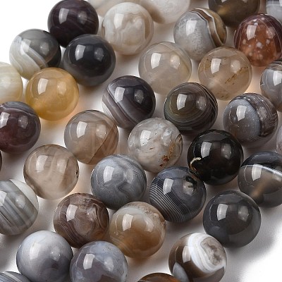 Natural Botswana Agate Beads Strands G-H334-A01-04-1