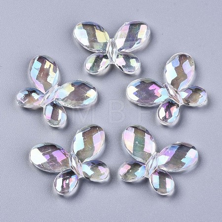 Transparent Acrylic Beads PACR-N010-014-1