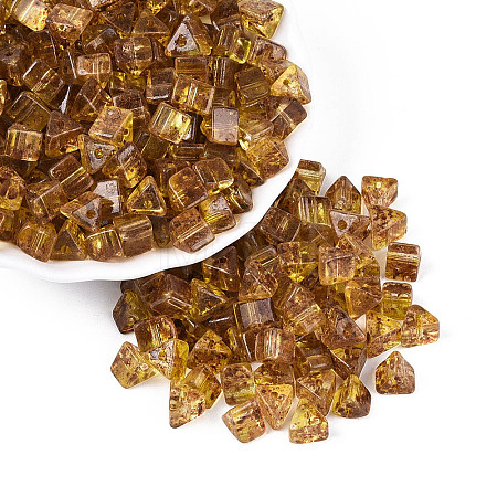 Picasso Transparent Glass Beads SEED-Q039-02N-1