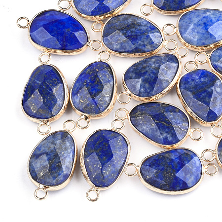 Natural Lapis Lazuli Links connectors G-S344-02C-1