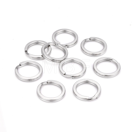 Tarnish Resistant 304 Stainless Steel Keychain Clasps X-KEYC-D049-05-1