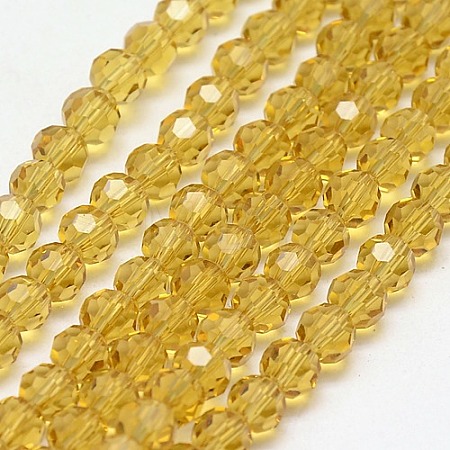 Glass Beads Strands X-EGLA-J042-4mm-10-1